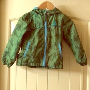 Kids dinosaur rain coat